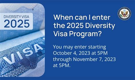 INSTRUCTIONS FOR THE 2025 DIVERSITY IMMIGRANT VISA .